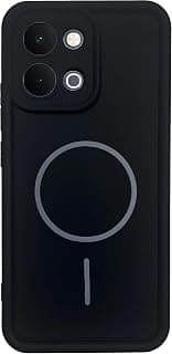 (For Y31D) Xpress Back Cover Soft Silicon TPU With Magnetic Logo and Camera Protection Case For Vivo Y31D 4G Anti-Shock Cover (Black)