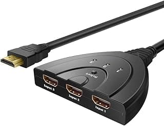 3 PORT HDMI 1080P Switcher Switch Splitter For HDTV DVD Xbox 360 3PORT