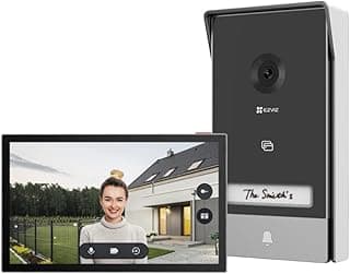 2K Video Doorbell with Camera, Door Intercom with 7 Inch Colour Touch Screen, Person Detection and Two-Way Audio, Intercom with Door Opener, Supports Dual Band Wi-Fi, HP7