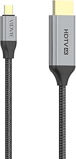 كابل V Volt يحول منType- C إلى HDMI عالي الدقة – بطول 2 متر، يدعم دقة 4K@60Hz، سرعة نقل بيانات 10Gbps، USB 3.1 Gen2 – تصميم متين وسهل الاستخدام لتجربة وسائط متعددة مذهلة.