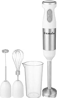 Hand Blender 600W 4in1 White ZHB-504