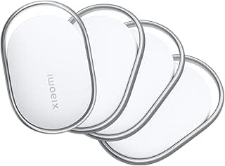 Smart Tag Compatible with Apple Find My and Google Android Find Hub - Tracker/Finder for Luggage, Bags, Suitcase, Purse and Pets, IP67, Battery Life Over 1 Year - 4 Pack