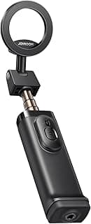 حامل هاتف مغناطيسي للسفر JOYROOM JR-ZS509، تصميم مدمج قابل للطي، مغناطيسات قوية N52، دوران 360 درجة، لمشاهدة الفيديوهات بدون استخدام اليدين، أسود