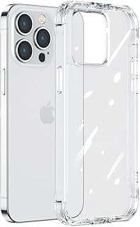 jr-14h2 tpu protective phone case for iphone 14 pro 6.1 inch with high material - transparent