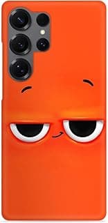 جراب موبايل سيليكون مطبوع عليه وجه مبتسم متوافق مع سامسونج Galaxy S23 Ultra