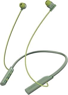 NeckLite Wireless Neckband Earbuds, Wearable Around Neck Headphones Built-in Microphone, Bluetooth Headset Magnetic Earphones Deep Bass, Ultra-Lightweight Comfort, 30H Playtime, Green