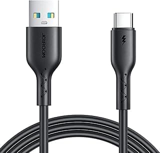 كابل من جويروم بطول 1 متر نوع USB متوافق مع هواتف ذكية وأجهزة لوحية وأجهزة كمبيوتر محمولة مع منافذ تايب-C