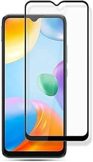 زجاج حماية للشاشة لهاتف شاومي Redmi 10C / Redmi 10 Power / Poco C40 زجاج مقوى لاصق كامل من الحافة للحافة من Emodil ®