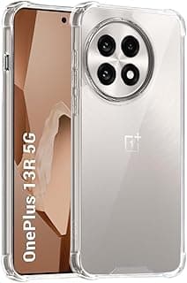 Back Cover for OnePlus 13R, 1+ Ace5/5Pro Transparent Mobile Back Case Shock Proof Design Camera Edges Protection Crystal Clear Phone Case Silicon Soft TPU (OnePlus 13R / Ace 5 / Ace 5 Pro)