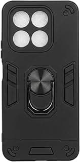 Shockproof Rugged Tactical Case Scratch Resistant Tough Plastic Shell Full Protection Cover Compatible With Honor X7D - Black