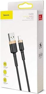 كابل Baseus Lightning USB لشحن ابل iMac Pro (2017 and later) سريع 2A - 3 متر - ذهبي