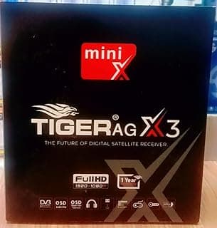 جهاز استقبال رقمي عالي الوضوح للاقمار الصناعية طراز AG-1000 mini X3 من تايجر