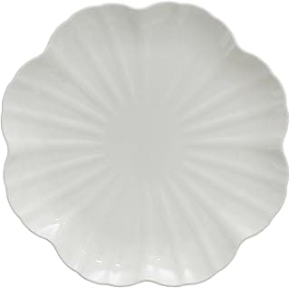 Moments Jewel Petal Round Server, 33 cm Size, White