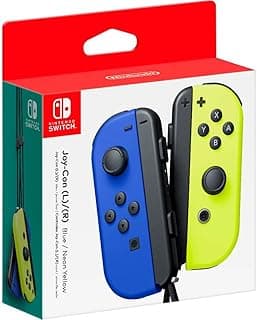 يد تحكم نينتندو Joy-Con أزرق/أصفر نيون (نينتندو سويتش)