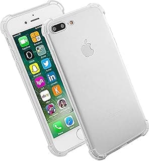 Baseus Apple iPhone 6s Plus Crystal Clear Anti-Scratch Case Shock Absorption Fit Drop Protection Cover with Edge Bumper - Transparent Clear