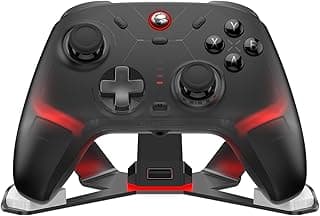 يد تحكم لاسلكية GameSir Cyclone 2 متعددة المنصات - عصا تحكم كهرومغناطيسية TMR ومشغلات Hall Effect، يد تحكم 6 محاور لـ Switch/PC/iOS/Android/Steam (أسود)