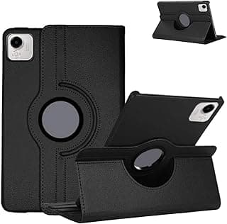 Case Compatible with Honor Pad X9a/X9 Pro 11.5 Inch 2025, Multi-Angle Swiveling Slim Cover 360°Rotating Auto Wake/Sleep PU Leather Hard Back Shockproof (Black)