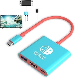 قاعدة توصيل محمولة متوافقة مع Switch - محول HDMI 2.0