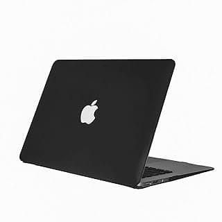 Covers Macbook Air 13 Case Rubberized Hard Matte Case Cover For Apple Macbook Air 13.3 Inch (models: A1369 And A1466)-black