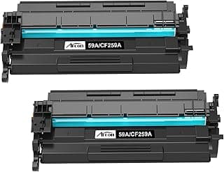 خرطوشة حبر بدون رقاقة لطابعة اتش بي ليزر جيت برو M404dn M428fdw M428dw M428fdn M428 M404 M404n M404dw M304a M42888888888 f M304. dn M304n‏، بقطعتين لون اسود 59A CF259A CF259X 59X