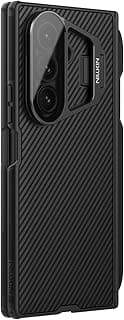 Nillkin CamShield Prop Case for Samsung Galaxy Z Fold 7 – Rugged Dual-Layer Cover with Black Flip Lens Guard Stand, Built-In S Pen Holder & Shock-Absorbing Corners – Black