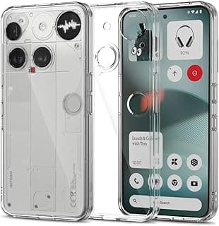 جراب Dl3 Mobilak متوافق مع Nothing Phone 3، جراب سيليكون TPU شفاف ومرن ومقاوم للخدش مع حماية للكاميرا