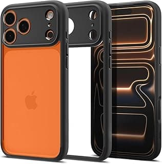 Grabist Case For Iphone 17 Pro, Crystal Clear Non-Yellowing, Military Grade Protection, Shockproof Protective Cover with Camera Protection for iphone 17 pro (Black Frame) (IPhone 17 Pro)