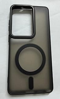 جراب مغناطيسي لسامسونج Galaxy S26 Ultra، متوافق مع MagSafe، جراب مطفي نحيف مع حماية مدمجة لعدسة الكاميرا (قابلة للإزالة)، غطاء مضاد للصدمات، أسود