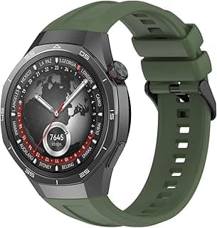 استراب متوافق مع هواوي WATCH GT 5 Pro 46mm/Huawei Watch GT5 Pro 46mm، سوار سيليكون ملون بديل، أحزمة معصم للرجال والنساء