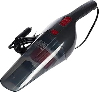 مكنسة سيارة قوية داست باستر NV1210AV مع 6 اكسسوارات (12 فولت، أحمر وأسود)