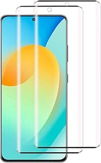 VideoSecu Pack of 2 Tempered Glass for Samsung Galaxy S21 Ultra, 0.33 mm, 3D 9H Hardness, Anti-Scratch Screen Protector, Sensitive Touch and Bubble-Free Installation Samsung S21 Ultra Glass Protection
