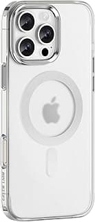 Compatible with iPhone 16 Pro Max Crystal Clear Compatible with MagSafe Case, Military-Grade Protection, Precise Cutouts, Drop Protection, Anti-Scratch (Clear)