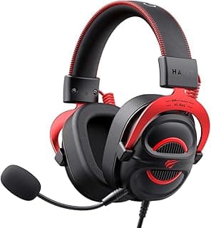 سماعات رأس سلكية لألعاب الفيديو H2002E برو من هافيت - 60 ملم