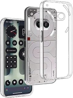جراب سيليكون شفاف لهاتف NOTHING PHONE 2A، نحيف جداً 0.33 مم، جراب حماية سيليكون TPU خفيف الوزن
