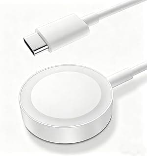 كابل شحن مغناطيسي سريع USB C لساعة ابل، لاسلكي محمول، متوافق مع سلسلة Ultra/10/9/8/7/6/SE/5/4/3/2 - 3.3 قدم