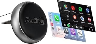Carlinkit Wireless CarPlay Adapter & Android Auto Mini Ultra3, 2-in-1 Mini USB Desgin with OEM Car Models, Plug and Play/Low Latency Portable/Auto Connect, Compatible with iOS 10+ & Android 11+