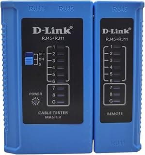 جهاز اختبار كابلات الشبكة العام لاختبار كابلات RJ45, RJ11, CAT5, CAT6