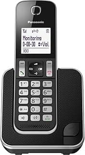 Digital Cordless Phone With Eco Function, Power Back-Up Operation, Nuisance Call Block – KX-TGD310 Black