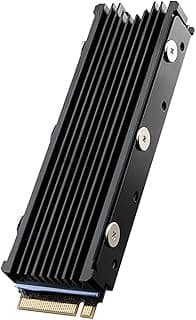 مشتت حراري M.2 NVME 2280 SSD، يدعم تبريد SSD أحادي ومزدوج الجانب مع وسادات سيليكون حرارية للكمبيوتر الشخصي وPS5 وPCIE NVME أو NGFF SATA M.2 SSD