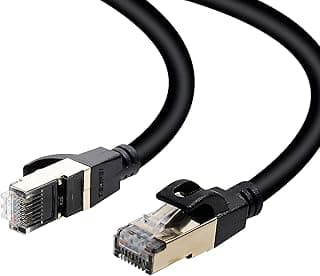 كابل ايثرنت، BENFEI Cat6 جيجابت، كابل شبكة LAN RJ45 بسرعة 1000 ميجابت في الثانية متوافق مع PS4 وXbox One وSmart TV وSwitch وراوتر وPatch Panel (3 متر/10 قدم)