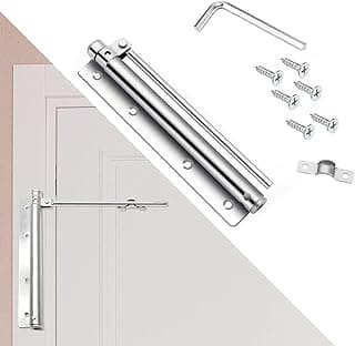 Plan A Automatic Door Closer Adjustable Self-Closing, Easy Installation Door Closer for Left and Right Doors