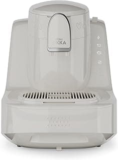 ماكينة تحضير القهوة التركية الاوتوماتيك اليت طراز OK0040-05COFFEE MACHINE من ارزوم اوكا، لون أبيض × كروم