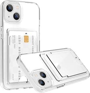 Case Designed for iPhone 15 Wallet Case with 2 Credit Card Holder Clear Cover for iPhone 15 6.1 Inch 2023