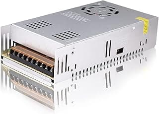 VFLTOOL Versatile 12V 30A Power Supply - 360W Universal Regulated Switching AC to DC Converter for LED Strips, CCTV, Radios, Computers - Supports AC110V/220V Input