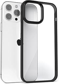 Phone Case for iPhone 12 Pro, Crystal Clear Back Cover iPhone 12 Pro Case with Black Frame
