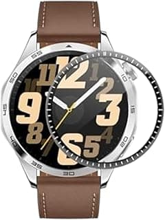 واقي شاشة BESHYAKA لساعة هواوي GT4 مقاس 46MM - وضوح HD، حواف منحنية 3D، مضاد للخدش، مقاوم للكسر، حساسية لمس عالية، سهل التركيب - ليس زجاجاً