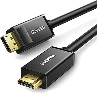 كابل منفذ عرض 4K UHD إلى HDMI ذكر فيديو من العرض شاشة HDTV يوجرين - 3 متر