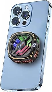 Cell Phone Cooler, Magnetic Cooling Fan, Portable Lightweight Mobile Phone Cooling Fan, with Semi-Conductor Cooling Chip, RGB Phone Radiator, Suitable for All Smartphones.