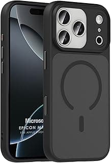 جراب Microsonic لهاتف ابل iPhone 17 Pro Epicon MagSafe أسود [جراب متوافق مع iPhone 17 Pro - أسود]