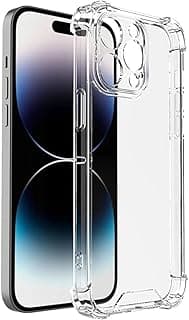 Protective Shock Absorption Bumper soft Transparent Armor Case For Apple iPhone (14 Pro Max)